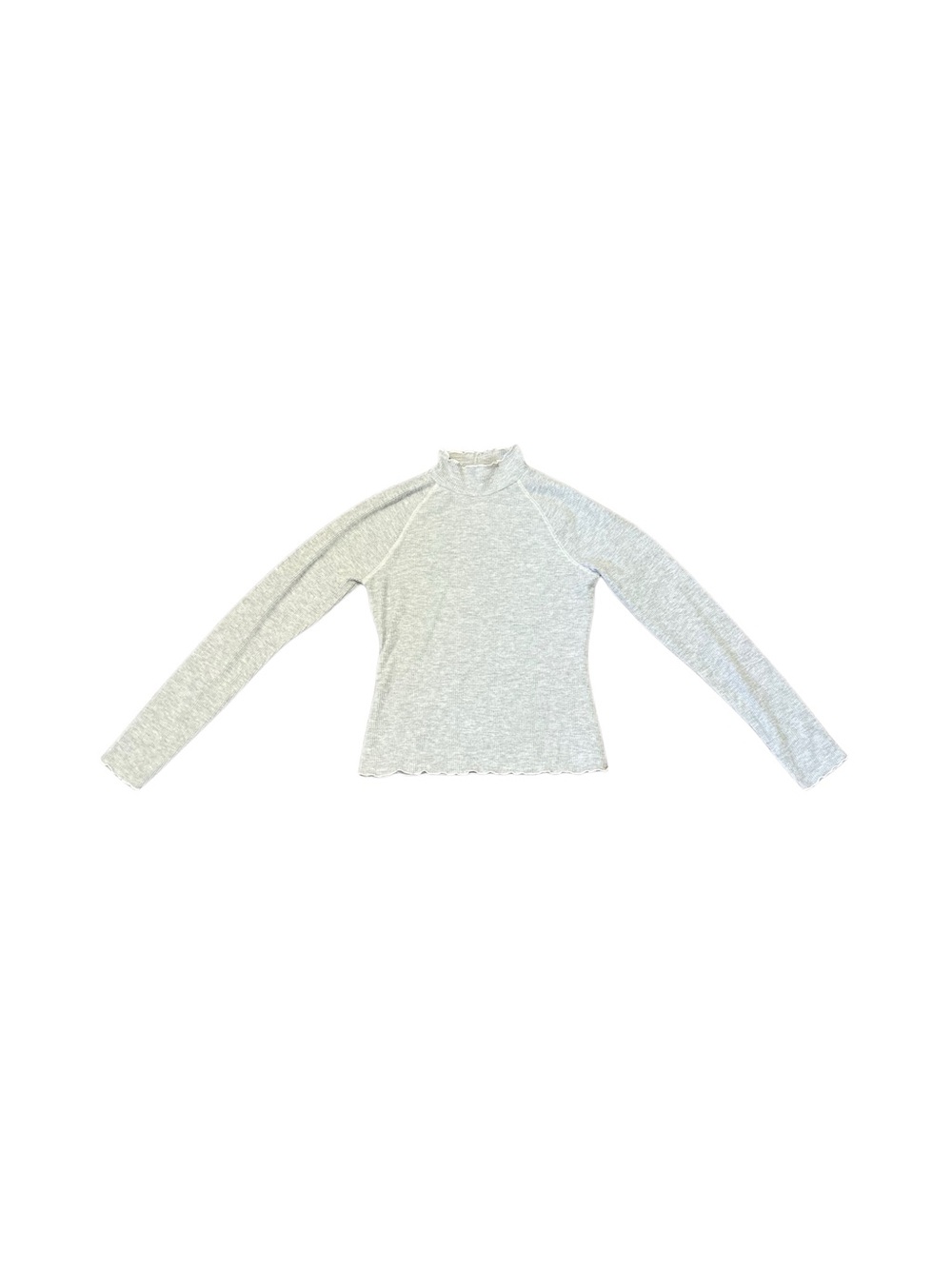 Sweater Knit Ribbed Turtleneck - Picture 8 of 9